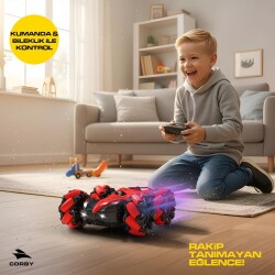 Corby Vortex CSG10 Uzaktan Kumandalı Akrobat Araba Kırmızı - 3