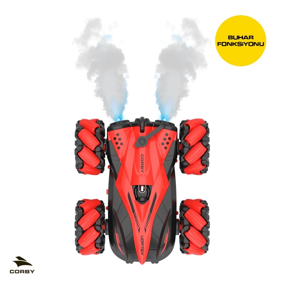 Corby Vortex CSG10 Uzaktan Kumandalı Akrobat Araba Kırmızı - 4