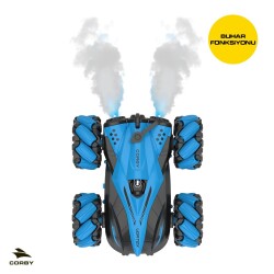 Corby Vortex CSG10 Uzaktan Kumandalı Akrobat Araba Mavi - 4