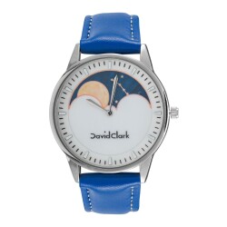 David Clark DC10102M-01 Erkek Kol Saati Mavi - David Clark