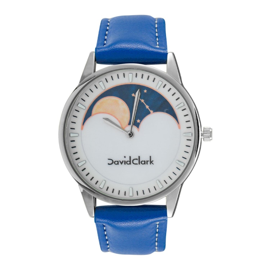 David Clark DC10102M-01 Erkek Kol Saati Mavi - 1