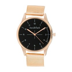 David Clark DC10105M-04 Erkek Kol Saati Gold - 1