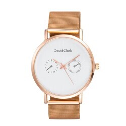 David Clark DC10108M-04 Erkek Kol Saati Gold - 1