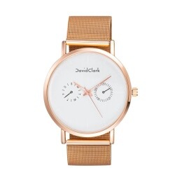 David Clark DC10108M-04 Erkek Kol Saati Gold - 1