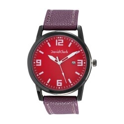 David Clark DC10132M-04 Erkek Kol Saati Mor - 1