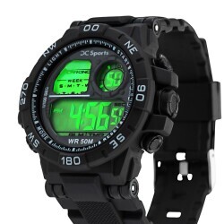 David Clark DC30104D-01 Unisex Dijital Kol Saati Siyah - 1