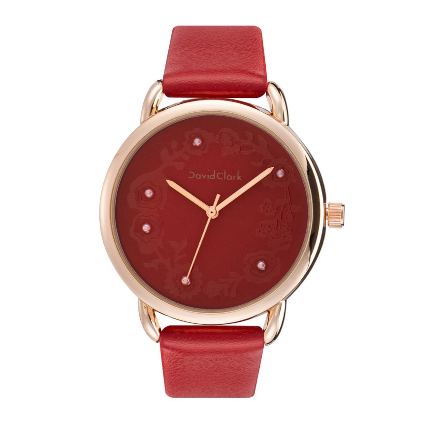 David Clark DC50131M-05 Kadın Kol Saati Kırmızı - 1