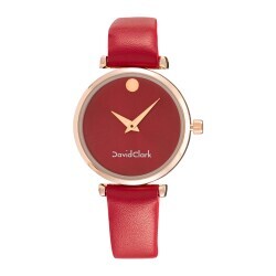 David Clark DC50134M-04 Kadın Kol Saati Kırmızı - 1