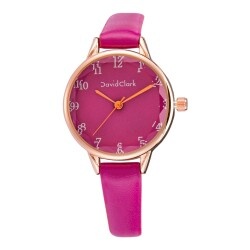 David Clark DC50137M-01 Kadın Kol Saati Pembe - 1
