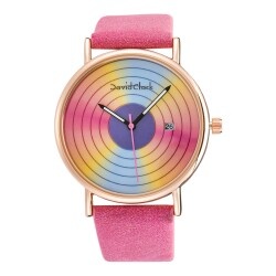 David Clark DC50139M-04 Kadın Kol Saati Pembe - 1