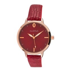 David Clark DC50141M-03 Kadın Kol Saati Kırmızı - 1