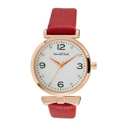 David Clark DC50143M-02 Kadın Kol Saati Kırmızı - 1