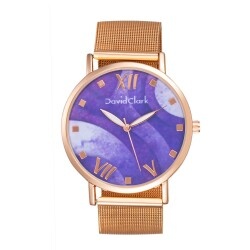 David Clark DC50146M-05 Kadın Kol Saati Gold - 1