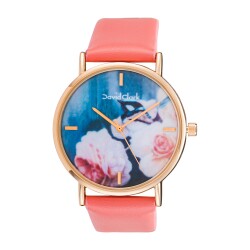 David Clark DC50148M-01 Kadın Kol Saati Pudra - David Clark