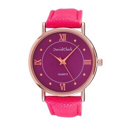 David Clark DC50149M-03 Kadın Kol Saati Pembe - 1