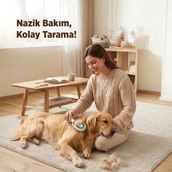 Happy Toozey HT07 Su Hazneli Kedi Köpek Pet Tarağı - 3