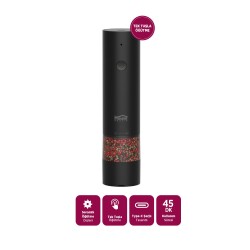 House Pratik HP106 Şarjlı Tuz ve Baharat Öğütücü Siyah - 2
