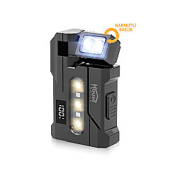 House Pratik HP113 Şarjlı Çok Fonksiyonlu Led El Feneri - House Pratik