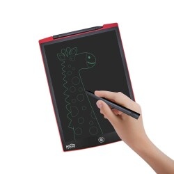 House Pratik HP14 Mıknatıslı Elektronik Lcd Yazı Tahtası 12 İnç Kırmızı - 1