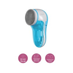 House Pratik HP47 Şarjlı 6 Bıçaklı Tiftik ve Tüy Temizleme Cihazı Mavi - 4