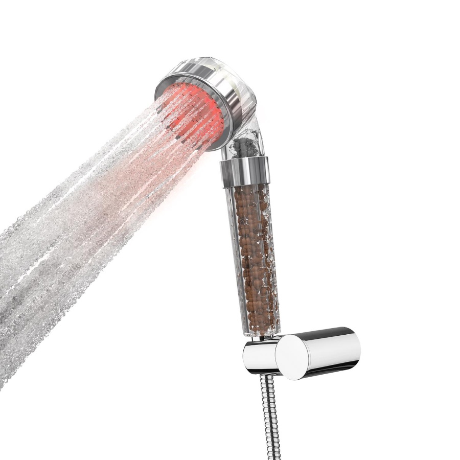 House Pratik HP51 Isıya Duyarlı LED Işıklı Duş Başlığı Gümüş - 1
