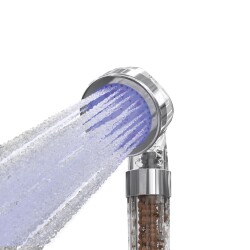 House Pratik HP51 Isıya Duyarlı LED Işıklı Duş Başlığı Gümüş - 2