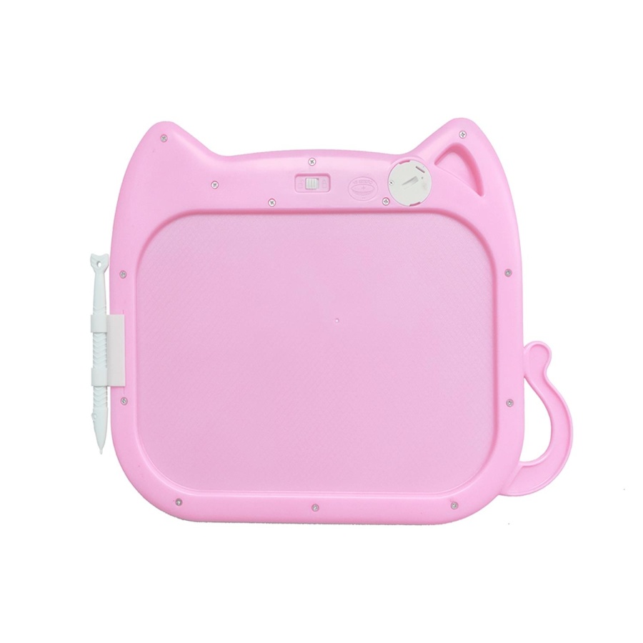 House Pratik HP66 Pilli Figürlü LCD Ekran Elektronik Yazı Tahtası 10 İnç Pembe - 2