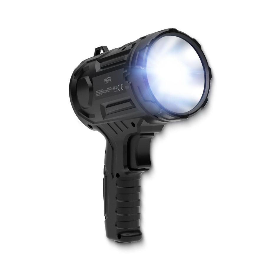 House Pratik HP76 Solar Şarjlı 6 Modlu 1200 mAh 650 Lümen El Feneri Siyah - 5