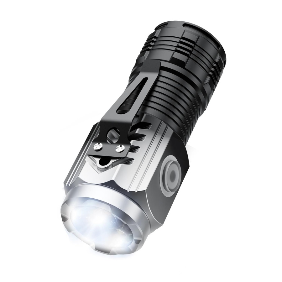 House Pratik HP81 Şarjlı 3 Modlu 400 mAh 150 Lümen El Feneri Siyah - 1