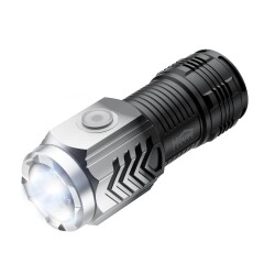 House Pratik HP81 Şarjlı 3 Modlu 400 mAh 150 Lümen El Feneri Siyah - 2