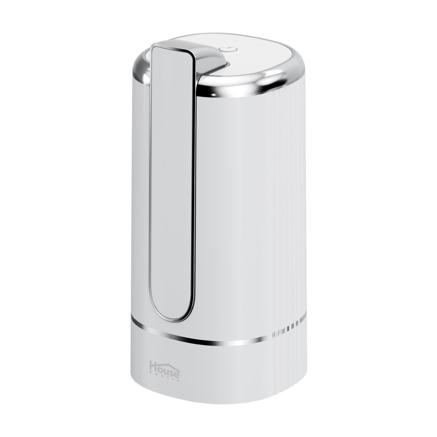 House Pratik HP82 Şarjlı Otomatik Type-C Girişli Damacana Su Pompası Beyaz - 1