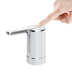 House Pratik HP82 Şarjlı Otomatik Type-C Girişli Damacana Su Pompası Beyaz - 3