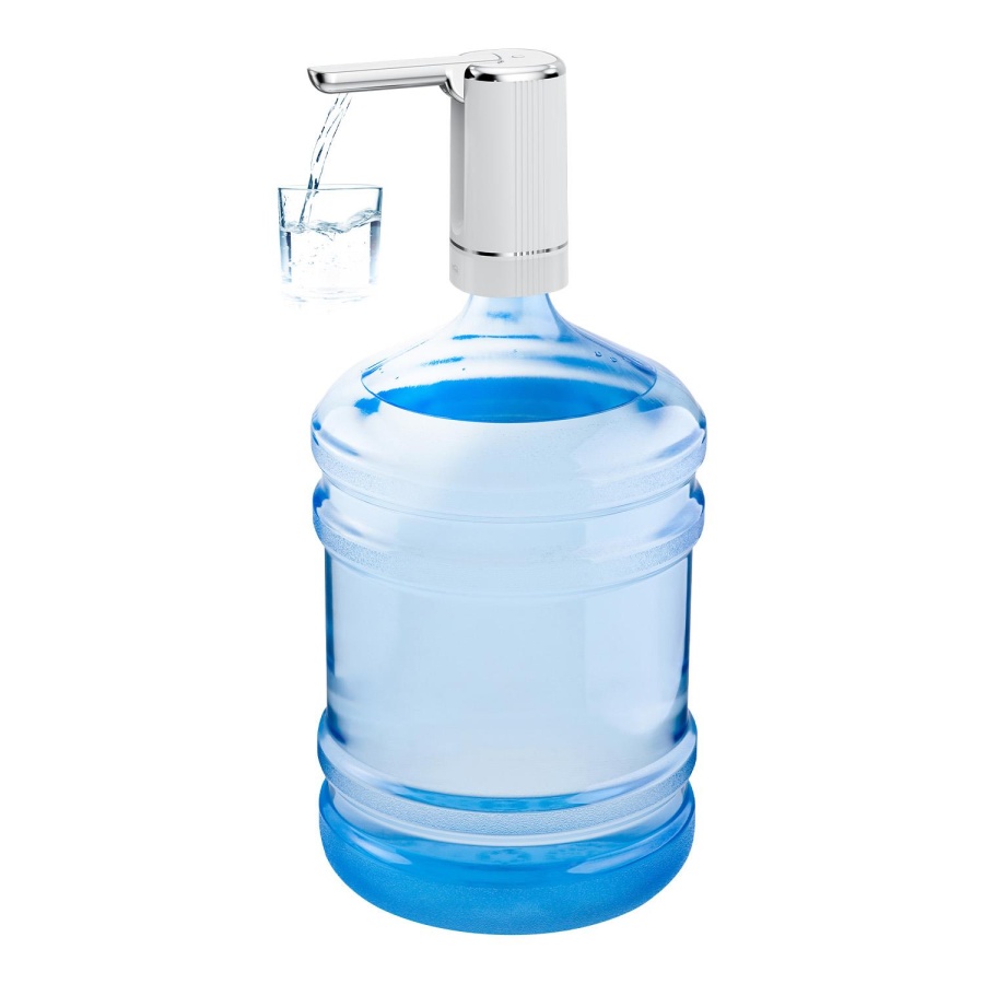 House Pratik HP82 Şarjlı Otomatik Type-C Girişli Damacana Su Pompası Beyaz - 4