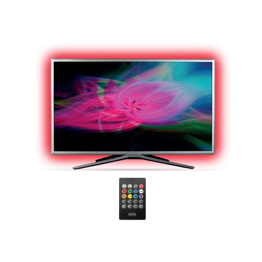 House Pratik HP86 Uzaktan Kumandalı TV Arkası RGB Led Aydınlatma 2 Metre - 1