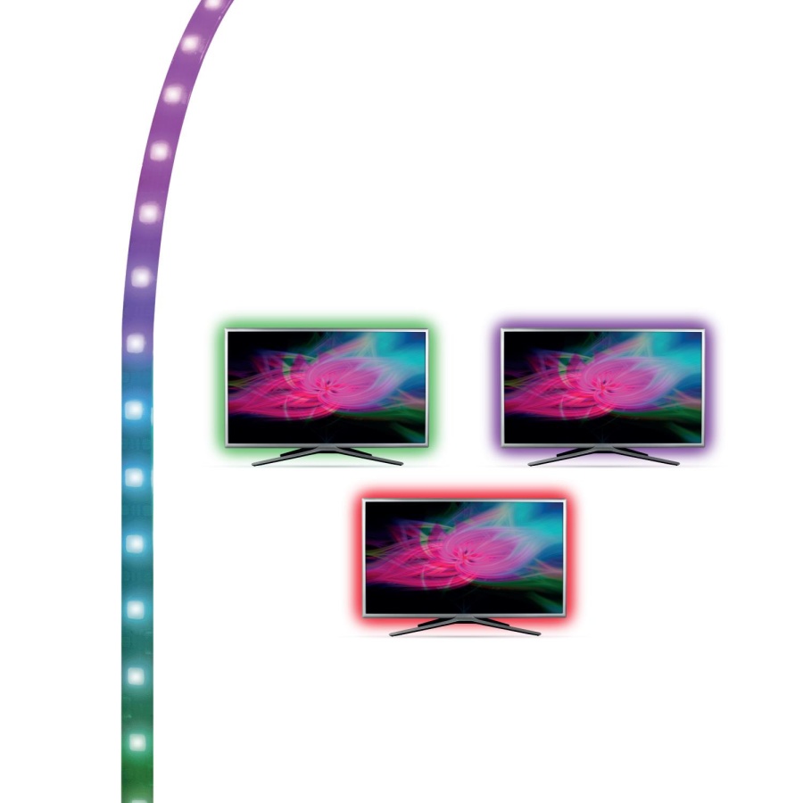 House Pratik HP88 Uzaktan Kumandalı TV Arkası RGB Led Aydınlatma - 1