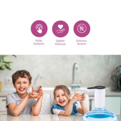 House Pratik HP97 Şarjlı Damacana Su Pompası Beyaz - 3