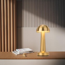 House Pratik HP98 Şarjlı Dokunmatik Masa Lambası Sarı - 5
