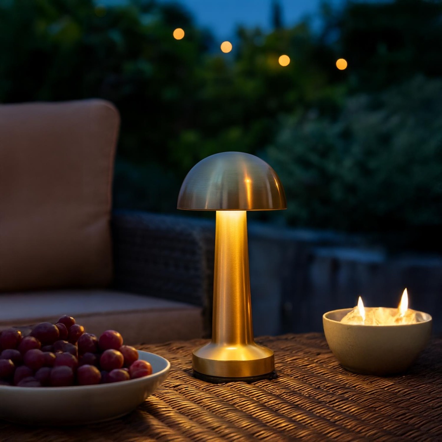 House Pratik HP98 Şarjlı Dokunmatik Masa Lambası Sarı - 6