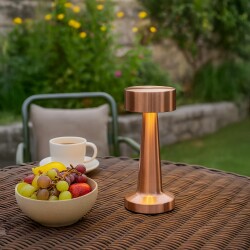 House Pratik HP98 Şarjlı Dokunmatik Masa Lambası Sarı - 7