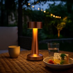 House Pratik HP98 Şarjlı Dokunmatik Masa Lambası Sarı - 8