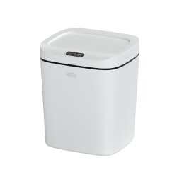 House Pratik HP99 Şarjlı Sensörlü 14 Litre Çöp Kovası Beyaz - House Pratik