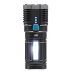 House Pratik HPR100 Şarjlı 4 Modlu 1200 mAh El Feneri 270 Lümen Siyah - House Pratik