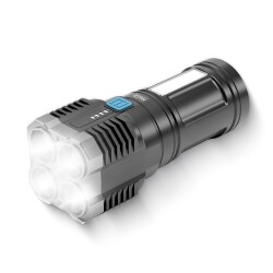 House Pratik HPR100 Şarjlı 4 Modlu 1200 mAh El Feneri 270 Lümen Siyah - 3