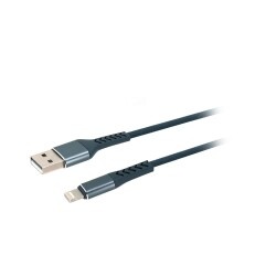 MF Product 0004 2.1A İphone Hızlı Şarj Kablosu 30 cm Gri - 1