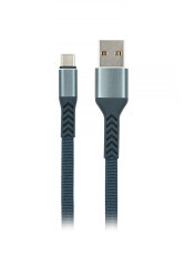 MF Product 0007 2.4A Type-C Hızlı Şarj Kablosu 30 cm Gri - 1