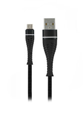 MF Product 0038 2.4A Micro Usb Hızlı Şarj Kablosu 30 cm Siyah - 1