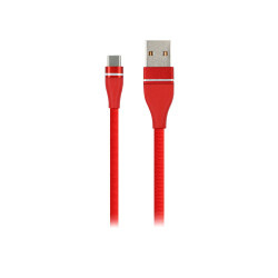 MF Product 0056 2.4A Type-C Hızlı Şarj Kablosu 30 cm Kırmızı - 1