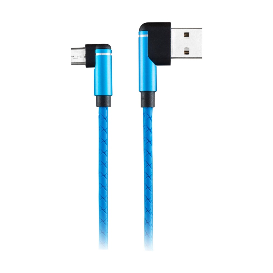 MF Product 0061 2.4A Micro Usb Hızlı Şarj Kablosu 1 m Mavi - 2