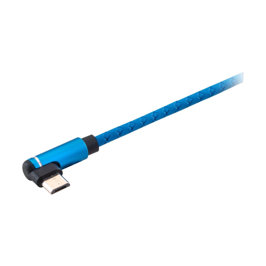 MF Product 0061 2.4A Micro Usb Hızlı Şarj Kablosu 1 m Mavi - 3