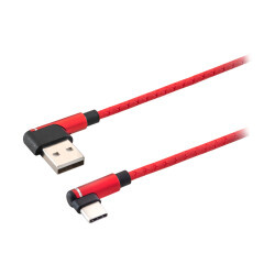 MF Product 0063 2.4A Type-C Hızlı Şarj Kablosu 1 m Kırmızı - 1
